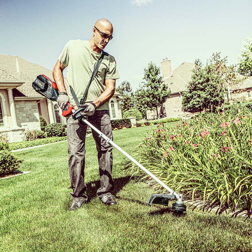 BLACK+DECKER 20-volt Max 10-in Straight Shaft String Trimmer (Battery  Included) in the String Trimmers department at