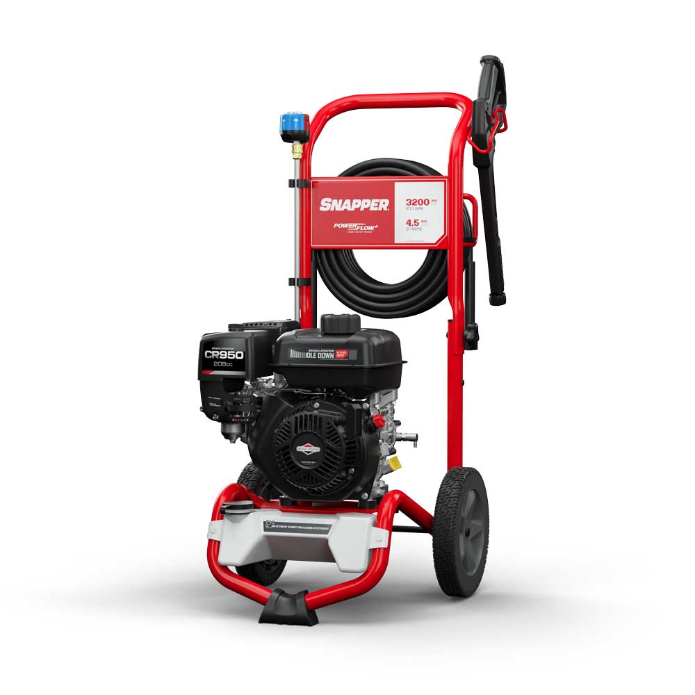 3200 MAX PSI*  4.5 MAX GPM* GAS PRESSURE WASHER