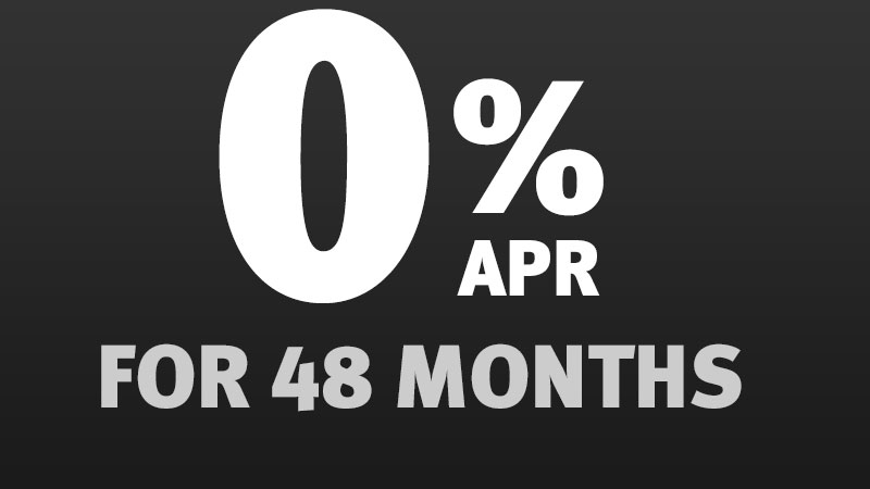 0% APR for 48 Months**