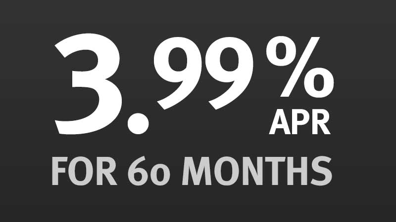 3.99% APR for 60 Months