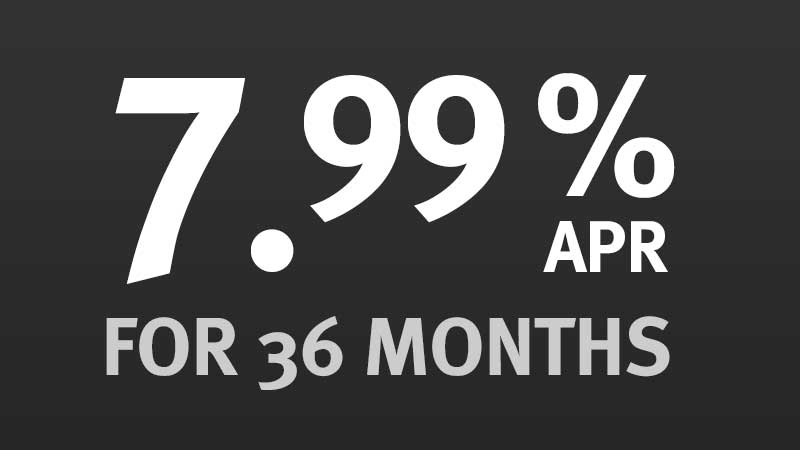 7.99% APR for 36 Months*