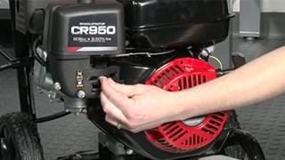 Starting Your Pressure Washer Equipped with a Briggs & Stratton CR950 Engine | Snapper Videos