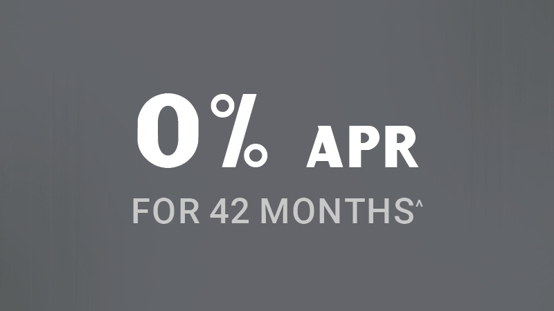 0% APR for 42 Months