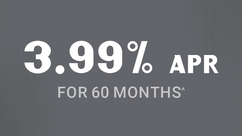 3.99% APR for 60 Months
